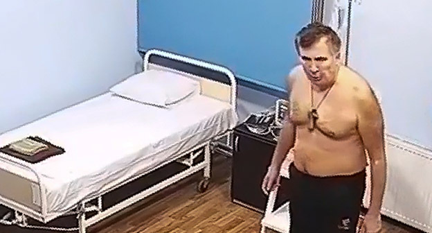 Михаил Саакашвили. Фото: Special Penitentiary Service of Georgia
Михаил Саакашвили. Фото: Special Penitentiary Service of Georgia