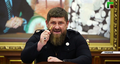 Рамзан Кадыров. Скриншот видео https://www.youtube.com/watch?v=w5eSCfOXdg4
