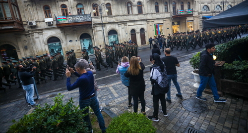 Военный парад в Баку, фото: Азиз Каримов для "Кавказского узла".