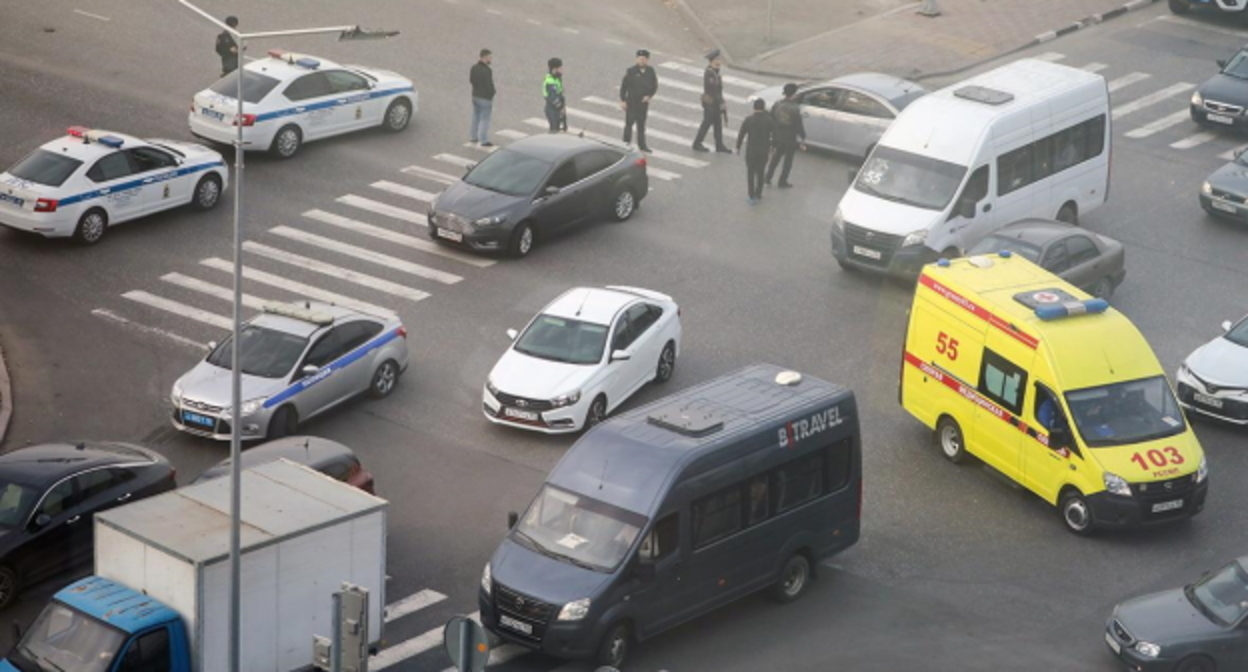 Перекрытый центр Грозного, фото: стоп-кадр видео tg-канал "ЧП Кавказ", https://t.me/chp_kavkaz/11353 Перекрытый центр Грозного, фото: стоп-кадр видео tg-канал "ЧП Кавказ", https://t.me/chp_kavkaz/11353