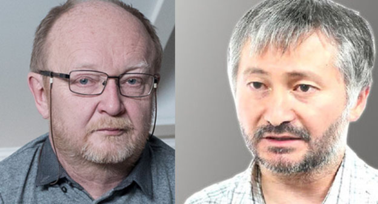 Алексей Милашенко (слева) и Ахмет Ярлыкапов. Коллаж "Кавказского узла". Фото: кадр из видео пользователя ПостНаука http://postnauka.ru/video/15050 https://openuni.io Алексей Милашенко (слева) и Ахмет Ярлыкапов. Коллаж "Кавказского узла". Фото: кадр из видео пользователя ПостНаука http://postnauka.ru/video/15050 https://openuni.io
