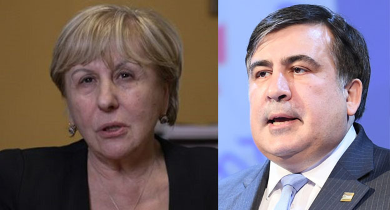 Гиули Аласания и Михаил Саакашвили. Коллаж "Кавказского узла". Фото: 1v.ge, European People's Party. https://ru.wikipedia.org Гиули Аласания и Михаил Саакашвили. Коллаж "Кавказского узла". Фото: 1v.ge, European People's Party. https://ru.wikipedia.org