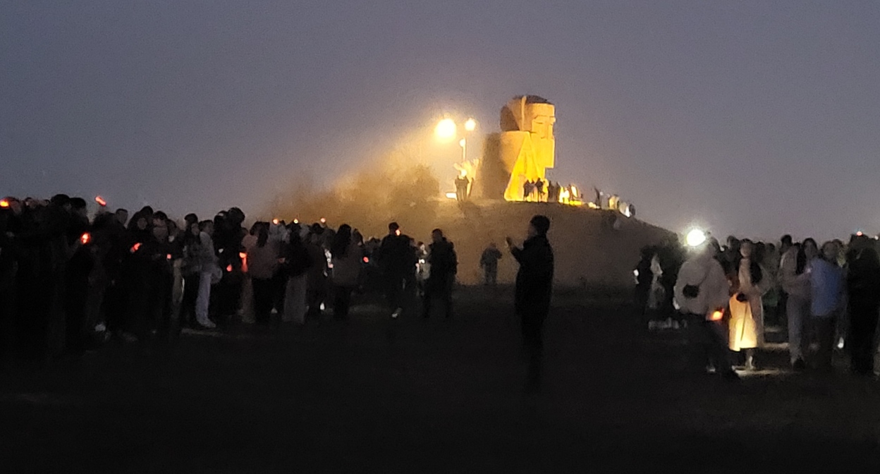 Акция протеста в Степанакерте. 17 декабря 2022 года. Фото Алвард Григорян для "Кавказского узла". Акция протеста в Степанакерте. 17 декабря 2022 года. Фото Алвард Григорян для "Кавказского узла".