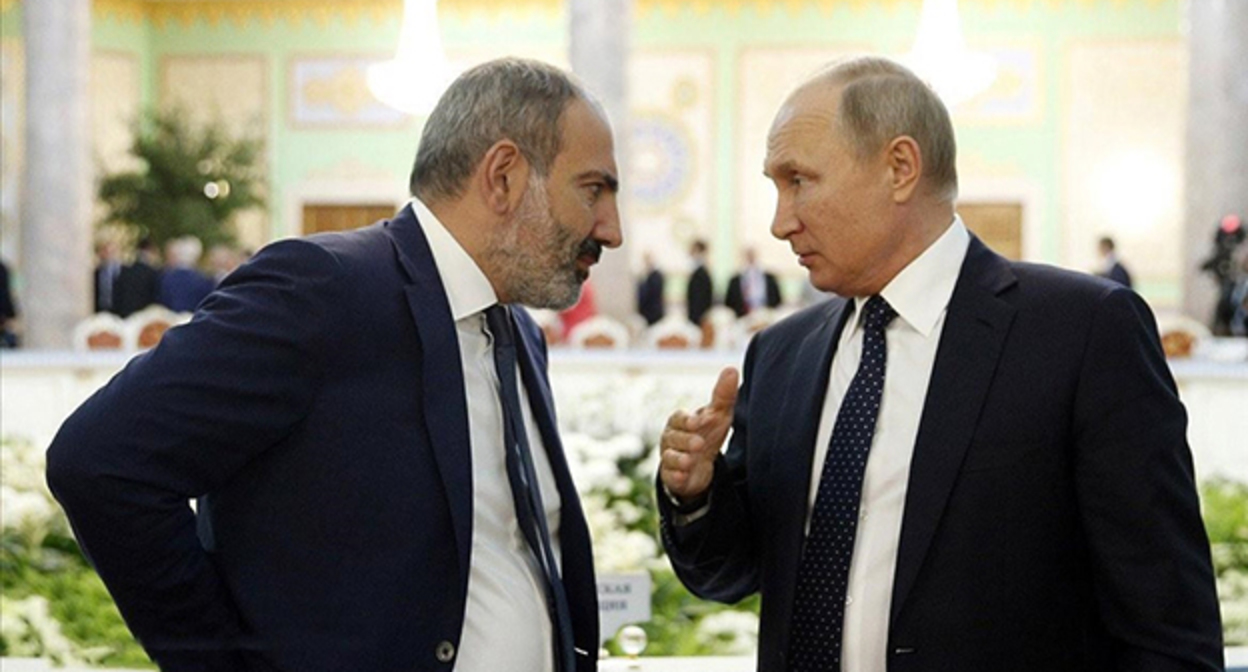 Никол Пашинян (слева) и Владимир Путин. Фото: https://zerkalo.az Никол Пашинян (слева) и Владимир Путин. Фото: https://zerkalo.az