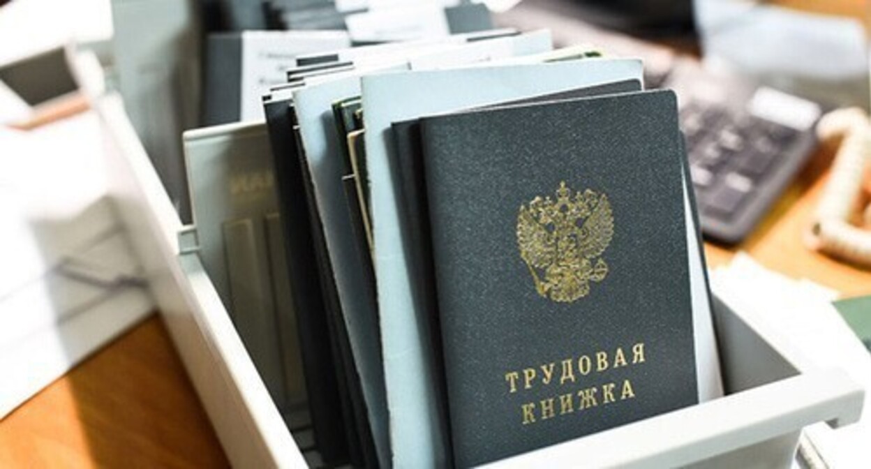 Трудовые книжки. © Фото Елены Синеок, "Юга.ру" Трудовые книжки. © Фото Елены Синеок, "Юга.ру"