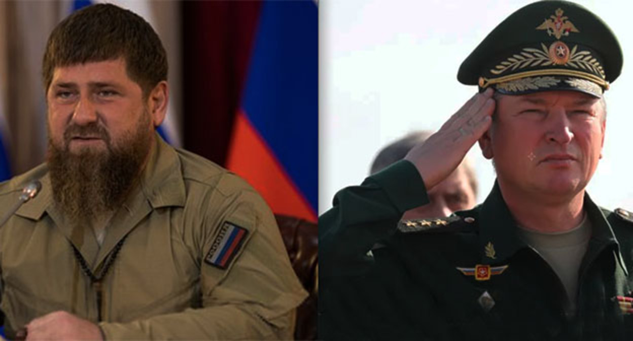 Рамзан Кадыров (слева) и Александр Лапин. Коллаж "Кавказского узла". Фото: пресс-служба ЦВО РФ https://www.grozny-inform.ru Рамзан Кадыров (слева) и Александр Лапин. Коллаж "Кавказского узла". Фото: пресс-служба ЦВО РФ https://www.grozny-inform.ru