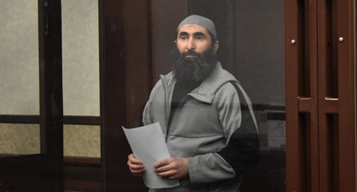 Али Тазиев в зале суда. 27 апреля 2021 года. Фото Константина Волгина для "Кавказского узла" Али Тазиев в зале суда. 27 апреля 2021 года. Фото Константина Волгина для "Кавказского узла"