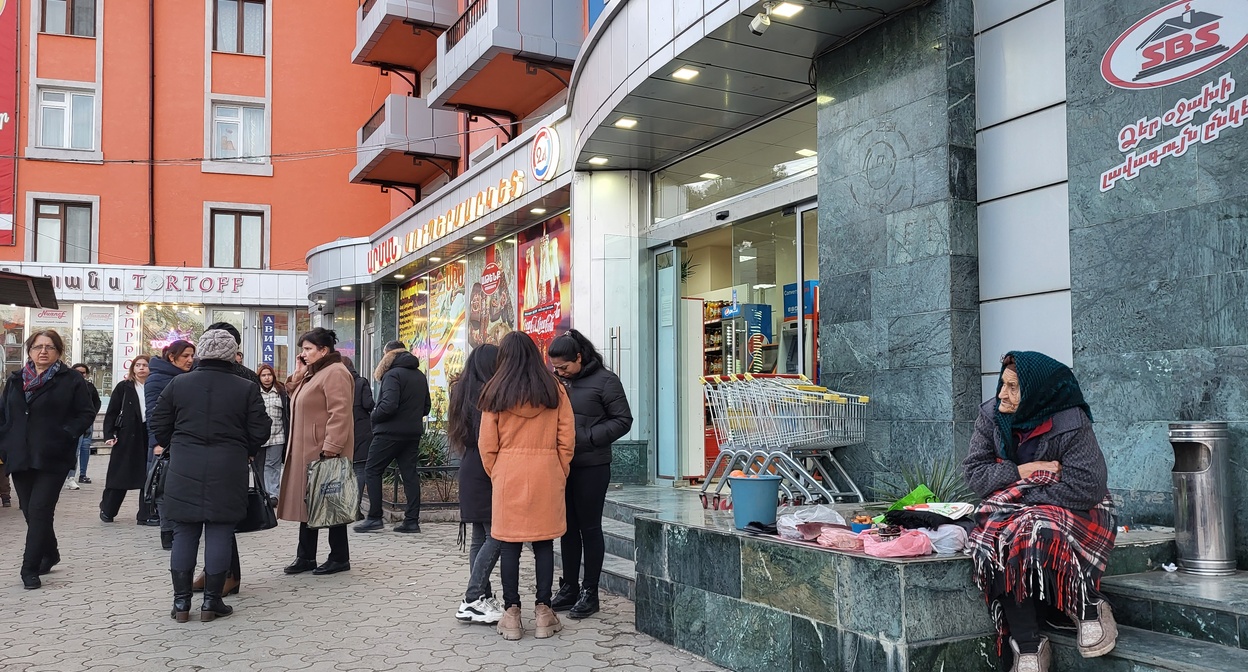 Степанакерт. Нагорный Карабах. Январь 2023 года. Фото Алвард Григорян для "Кавказского узла" Степанакерт. Нагорный Карабах. Январь 2023 года. Фото Алвард Григорян для "Кавказского узла"