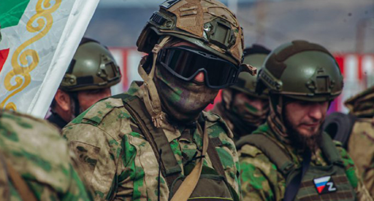 Чеченские военнослужащие. Фото: "Грозный-информ" https://www.grozny-inform.ru Чеченские военнослужащие. Фото: "Грозный-информ" https://www.grozny-inform.ru