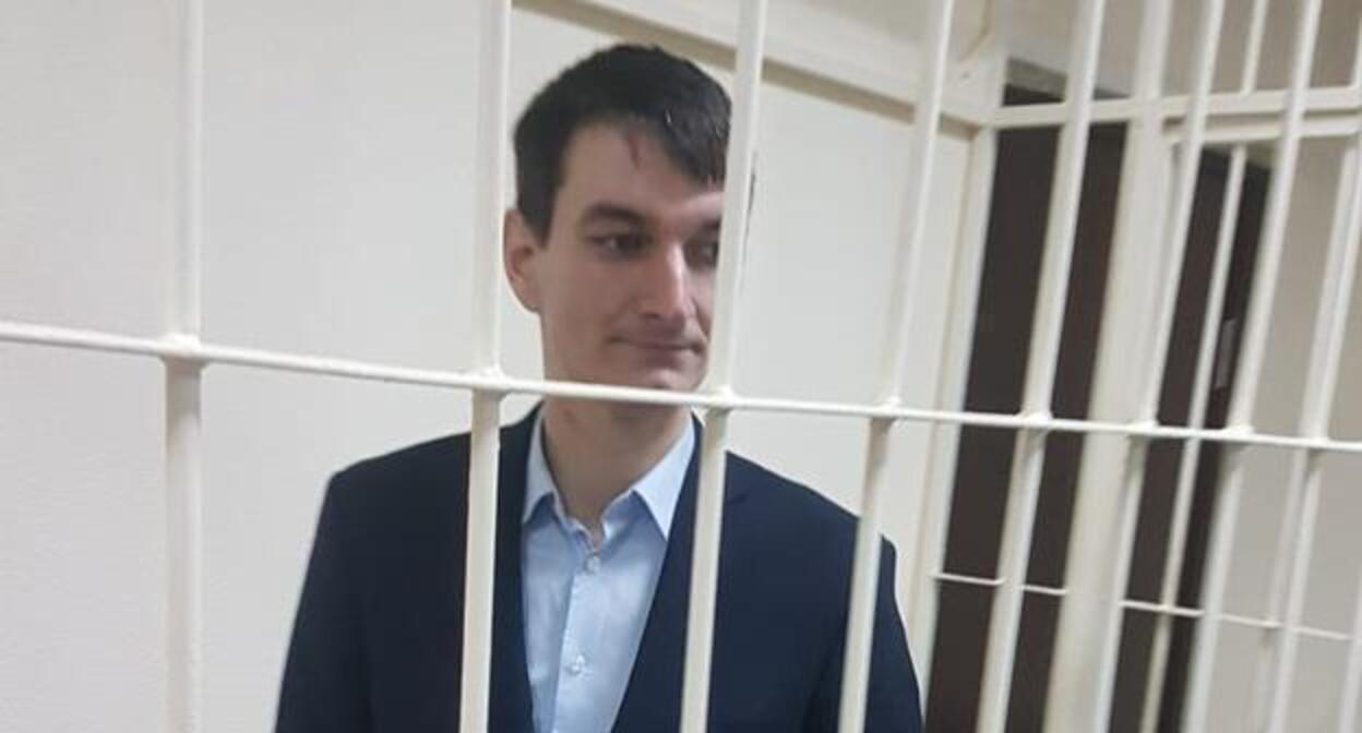 Александр Валов в суде. Сочи, 23 ноября 2018 года. Фото корреспондента "Кавказского узла" Александр Валов в суде. Сочи, 23 ноября 2018 года. Фото корреспондента "Кавказского узла"