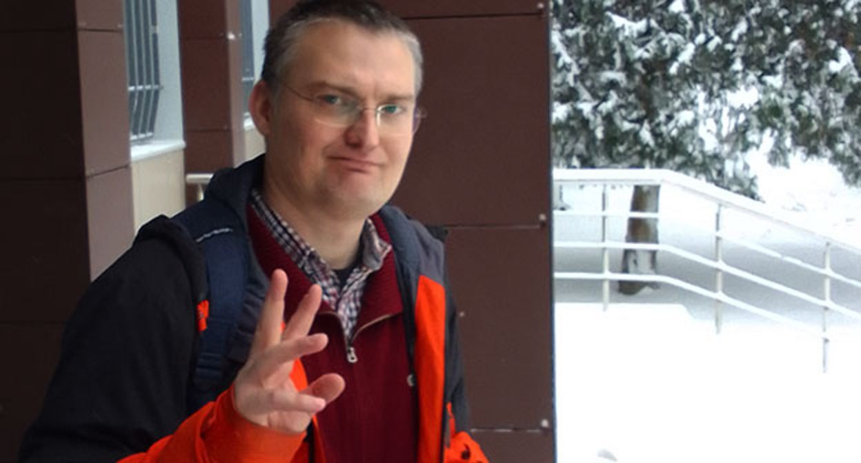 Михаил Беньяш*. Фото Анны Калашниковой для "Кавказского узла" *включен в реестр иностранных агентов. Михаил Беньяш*. Фото Анны Калашниковой для "Кавказского узла" *включен в реестр иностранных агентов.