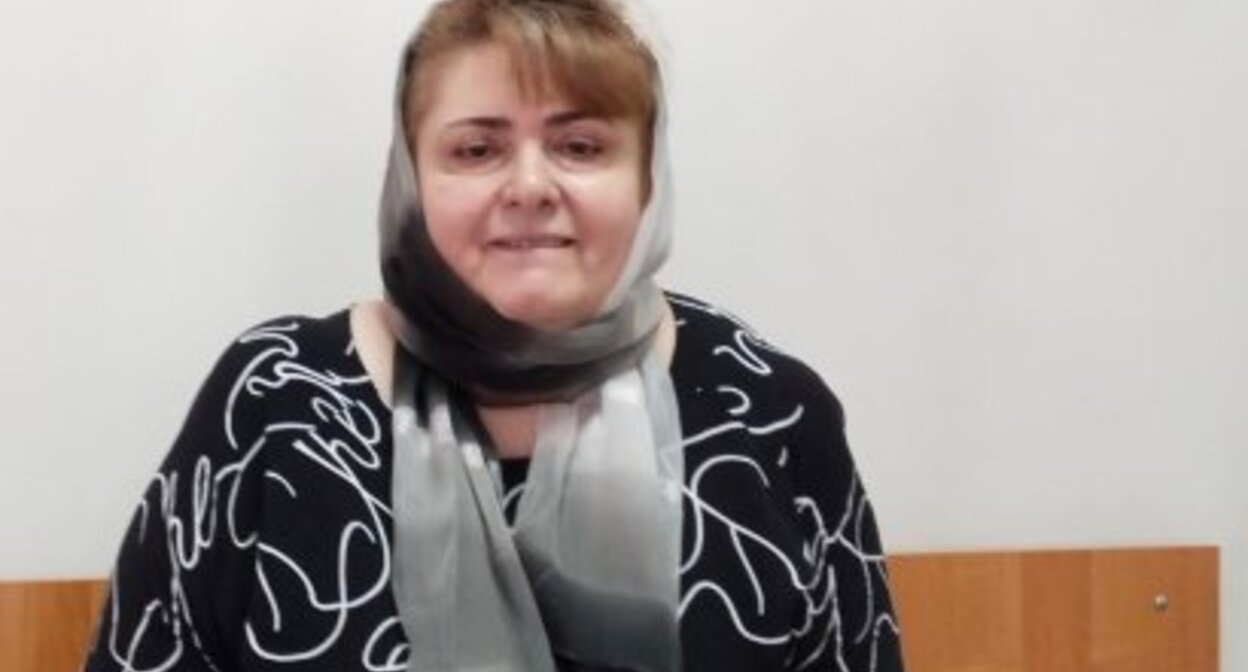 Зарема Мусаева в суде. Фото: Команда против пыток Зарема Мусаева в суде. Фото: Команда против пыток