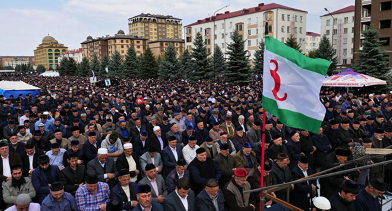 Митинг в Магасе. Фото: https://fortanga.org Митинг в Магасе. Фото: https://fortanga.org