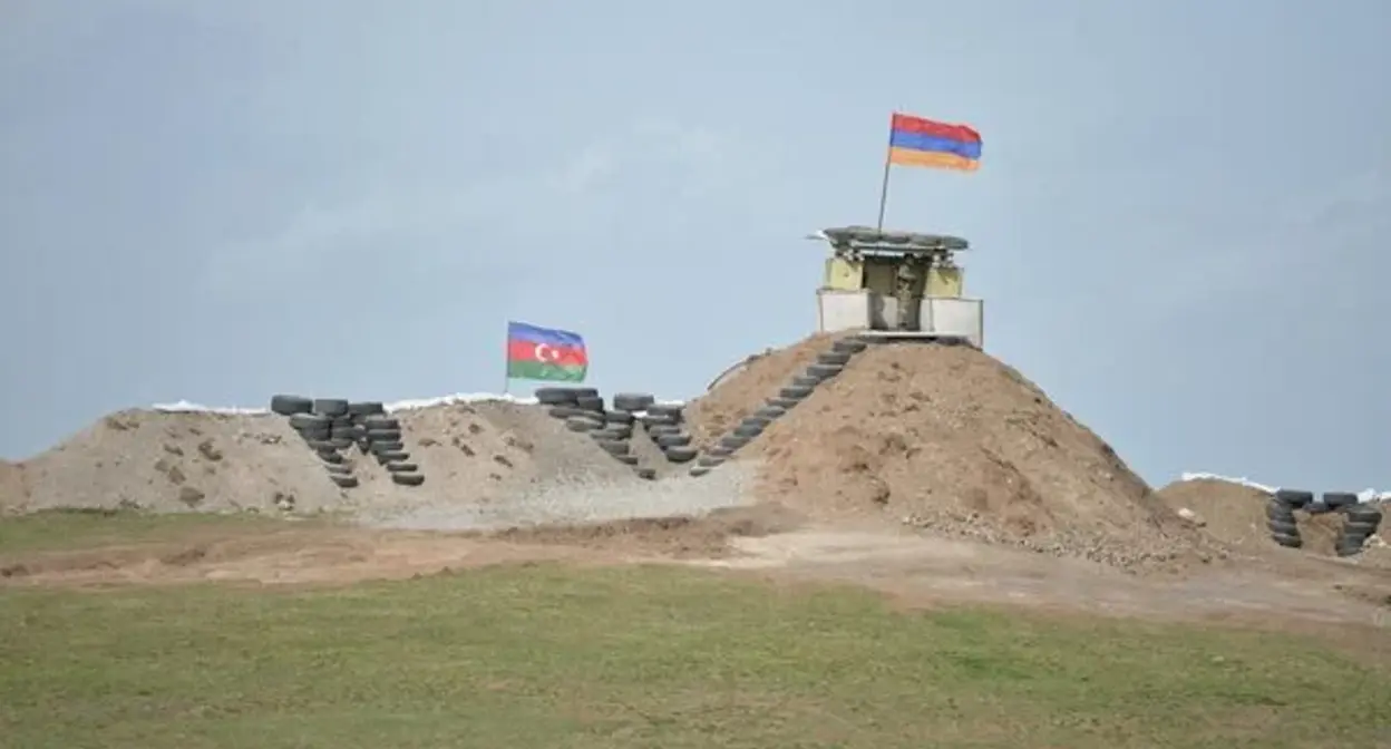 Граница Армении и Азербайджана. Фото: https://ru.aravot.am/2023/02/04/402934/ Граница Армении и Азербайджана. Фото: https://ru.aravot.am/2023/02/04/402934/