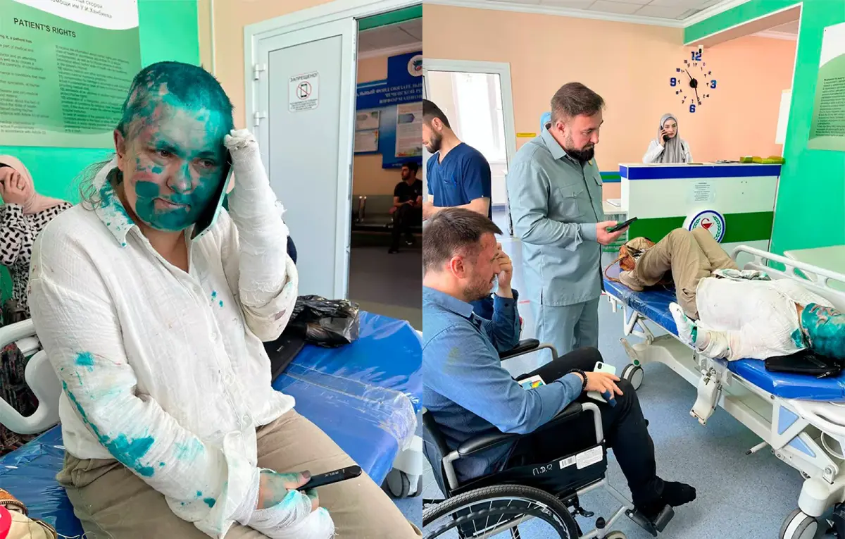 Елена Милашина и адвокат Алексей Немов. Фото: Телеграм-канал "Команда против пыток" / T.me Елена Милашина и адвокат Алексей Немов. Фото: Телеграм-канал "Команда против пыток" / T.me