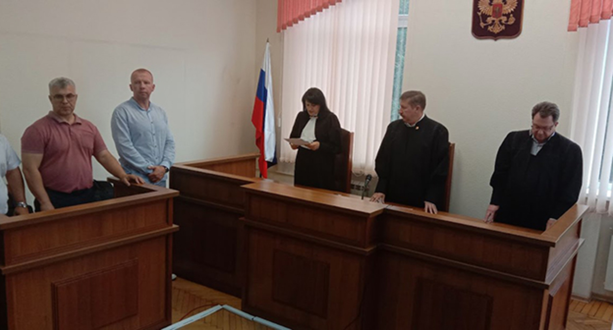 Участники процесса во время суда. Фото Вячеслава Ященко для "Кавказского узла" Участники процесса во время суда. Фото Вячеслава Ященко для "Кавказского узла"