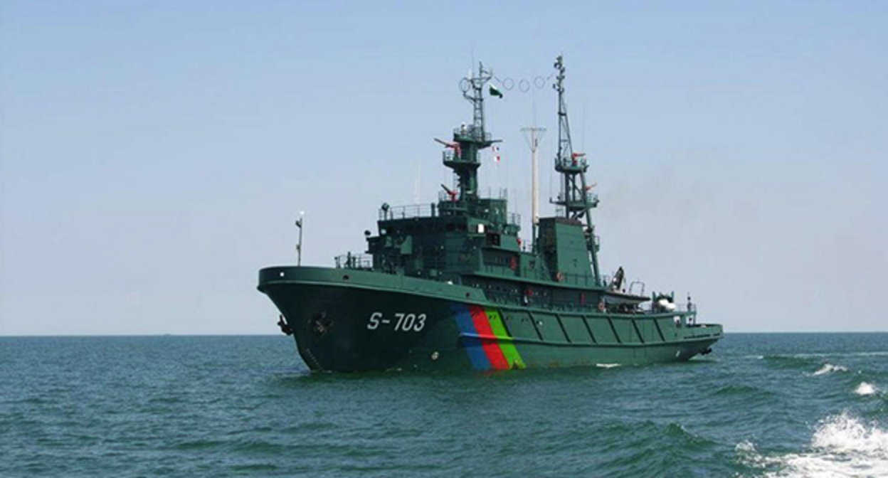 Военное судно Азербайджана в Каспийском море. Фото: news.day.az Военное судно Азербайджана в Каспийском море. Фото: news.day.az