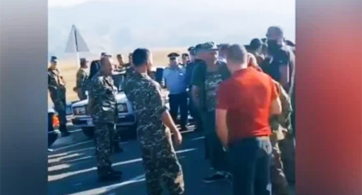 Добровольческий отряд "Крестоносцы". Фото https://galatv.am/ru/3232636/ Добровольческий отряд "Крестоносцы". Фото https://galatv.am/ru/3232636/