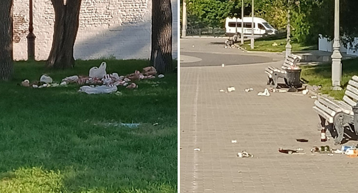 Мусор около Астраханского кремля. Скриншот изображений https://vk.com/wall-124380975_360862 Мусор около Астраханского кремля. Скриншот изображений https://vk.com/wall-124380975_360862