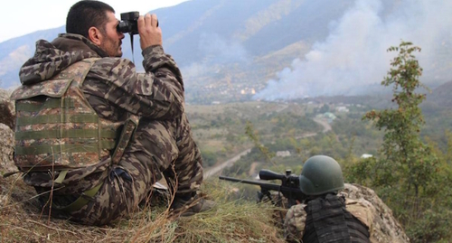 военнослужащие в Нагорном Карабахе, фото: warfiles.ru