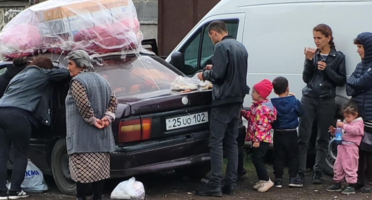 Беженцы из Нагорного Карабаха. Фото Алвард Григорян для "Кавказского узла" Беженцы из Нагорного Карабаха. Фото Алвард Григорян для "Кавказского узла"