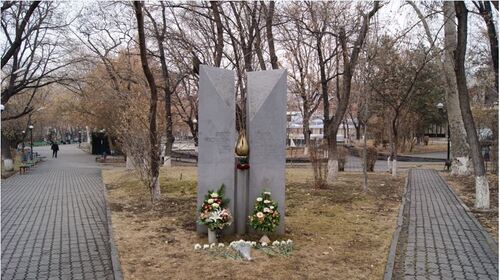 Памятник жертвам Холокоста в Ереване. Фото: https://factor.am/ru/1027.html