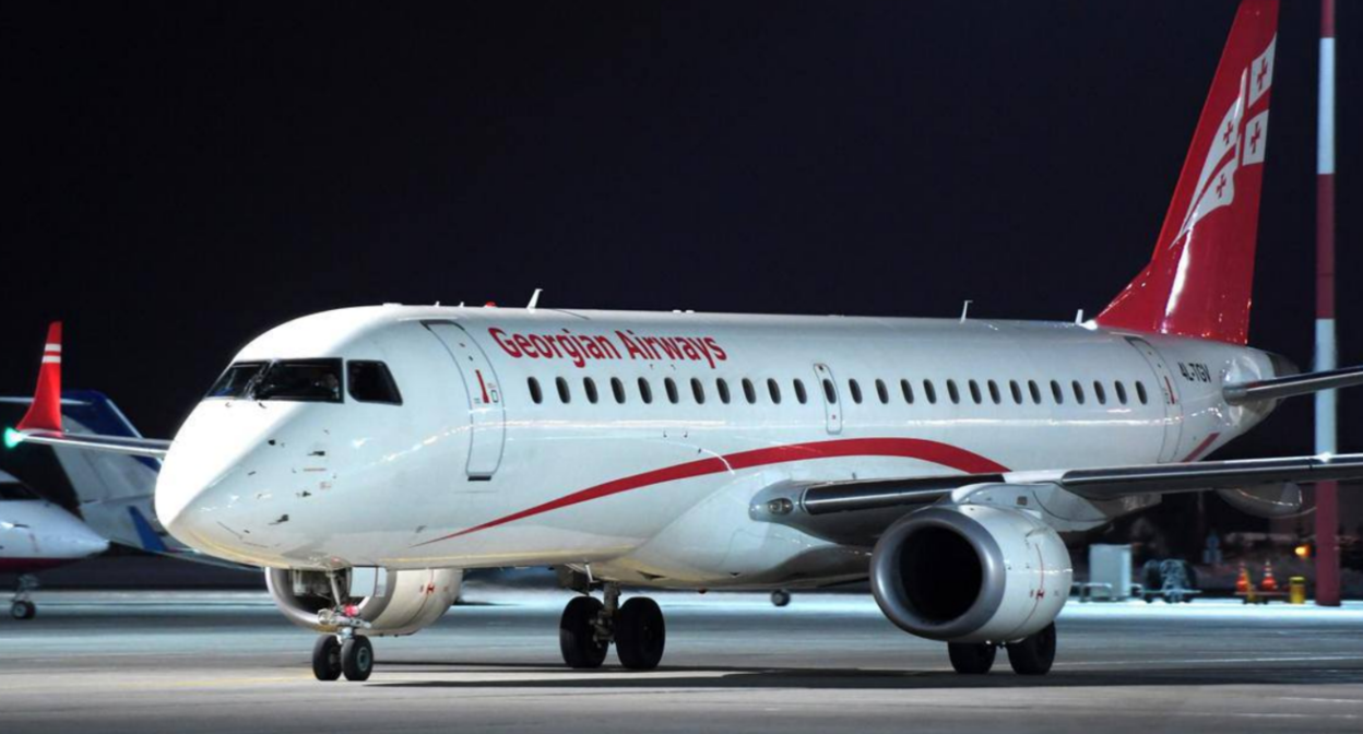 Самолет авиакомпании Georgian Airways, фото из Telegram-канала авиакомпании, https://t.me/GeorgianAirways_official/16 Самолет авиакомпании Georgian Airways, фото из Telegram-канала авиакомпании, https://t.me/GeorgianAirways_official/16