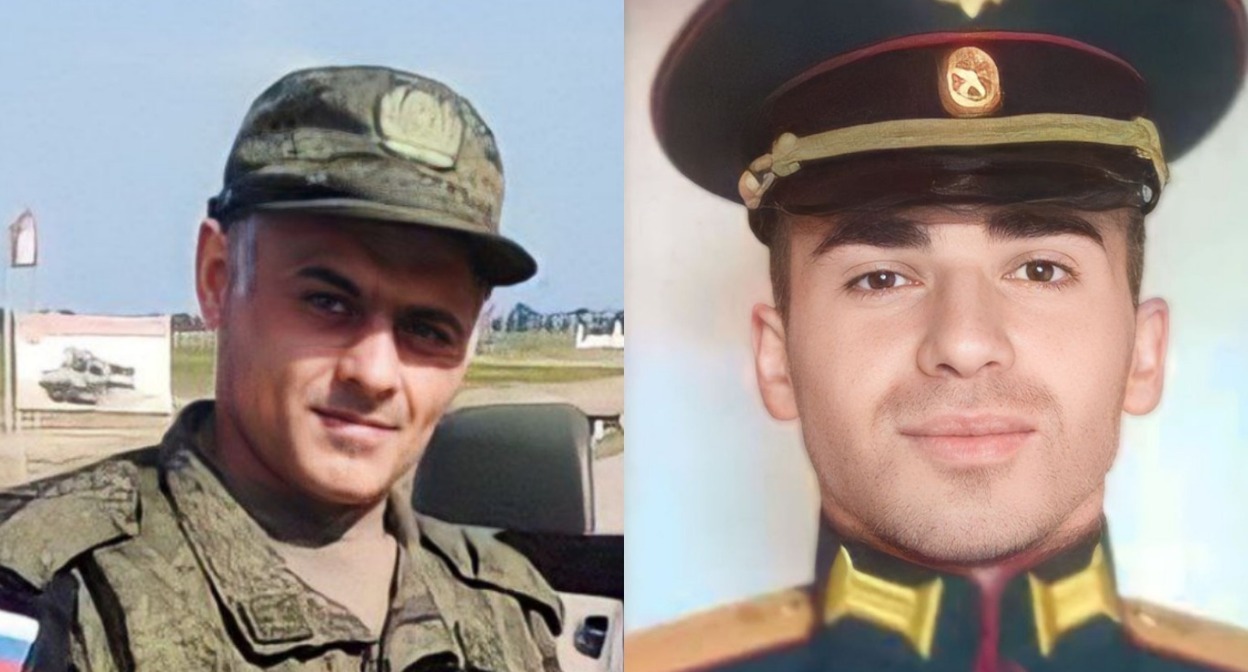 Каинбег Каинбеков (слева) и Магомед Гасанов (справа). Фото из Telegram-канала администрации Магарамкентского района. Каинбег Каинбеков (слева) и Магомед Гасанов (справа). Фото из Telegram-канала администрации Магарамкентского района.