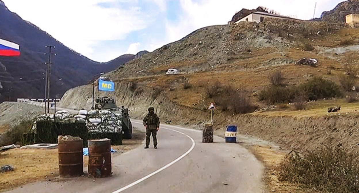 Пост российских миротворцев в Карабахе. Фото: https://mil.ru Пост российских миротворцев в Карабахе. Фото: https://mil.ru