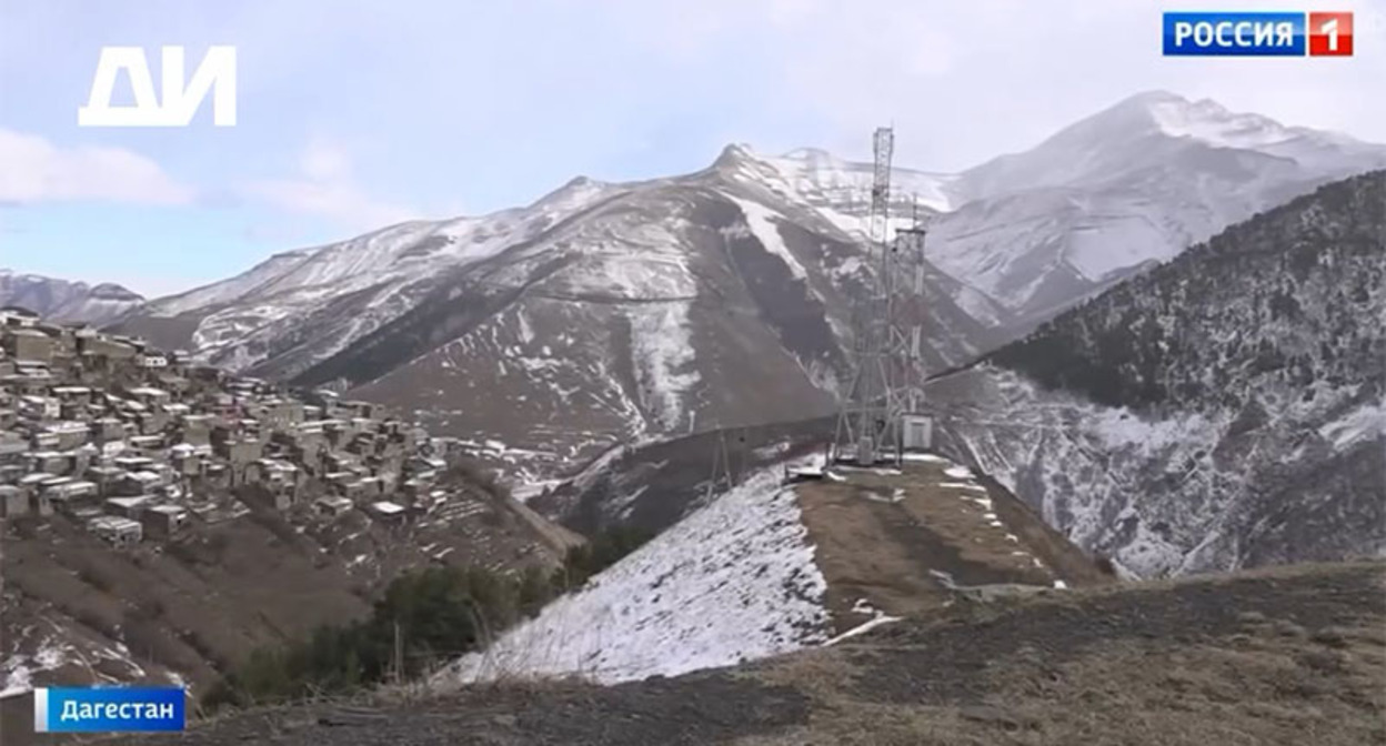 Вышка связи в Цунтинском районе. Кадр из видео https://www.instagram.com/p/C0i4Xz7I1oo/ (деятельность компании Meta (владеет Facebook, Instagram и WhatsApp) запрещена в России) Вышка связи в Цунтинском районе. Кадр из видео https://www.instagram.com/p/C0i4Xz7I1oo/ (деятельность компании Meta (владеет Facebook, Instagram и WhatsApp) запрещена в России)