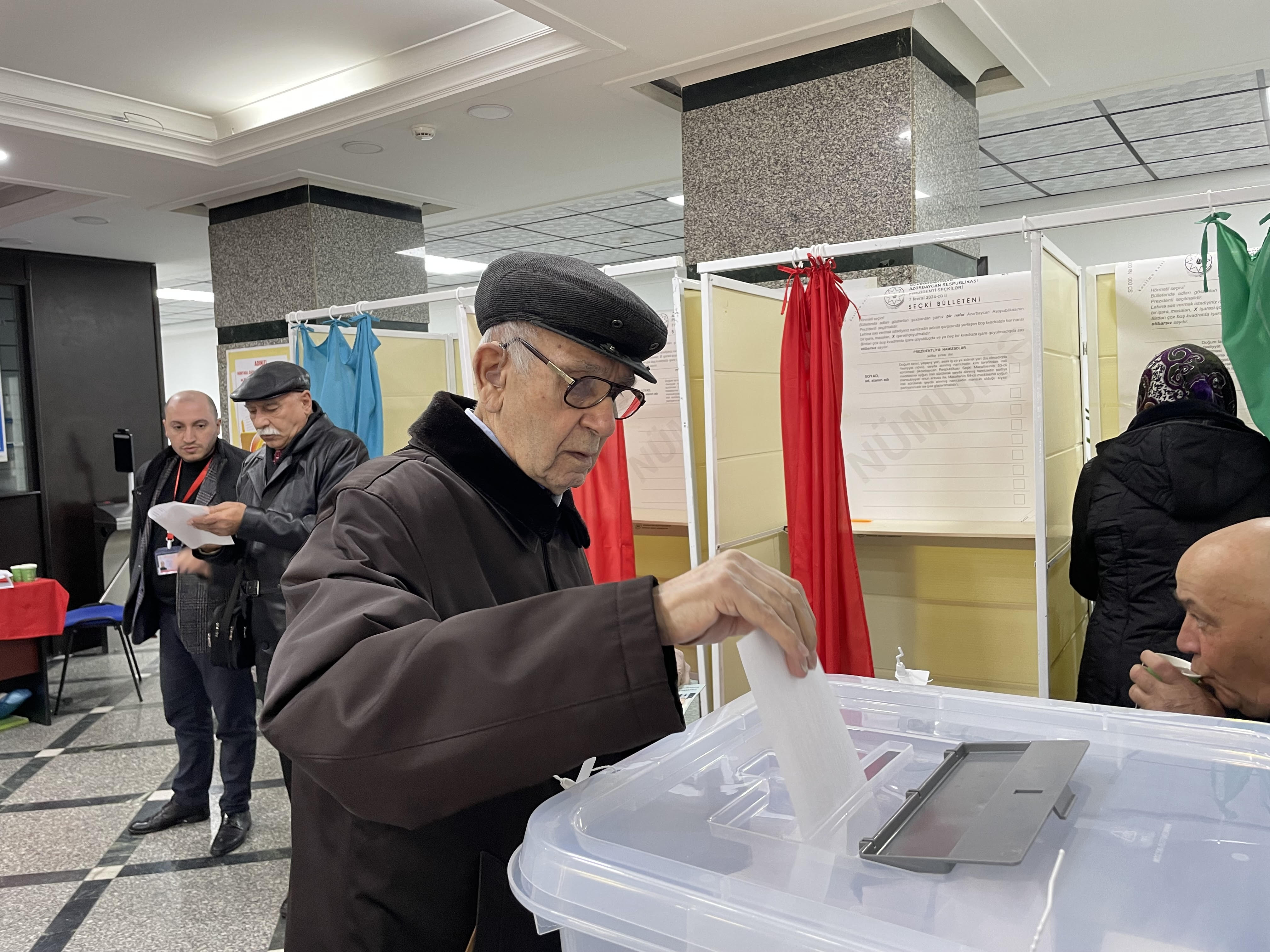 На избирательном участке 7 февраля 2024 года. Фото Фаика Меджида для "Кавказского узла"