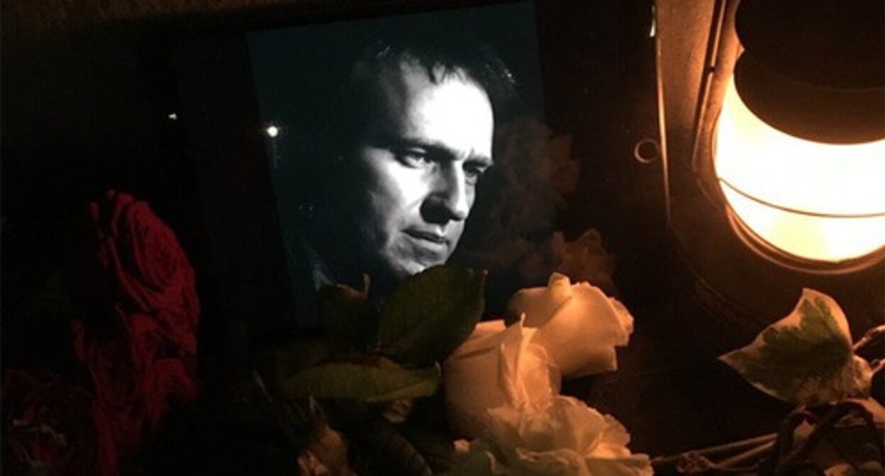 Мемориал памяти Алексея Навального* в Сочи. Фотография предоставлена одним из местных активистов