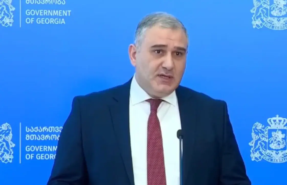 Михаил Сарджвеладзе. Скриншот видео Администрации правительства Михаил Сарджвеладзе. Скриншот видео Администрации правительства