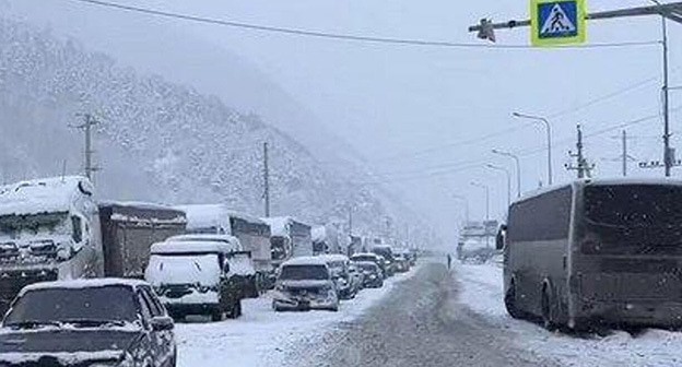 Военно-Грузинская дорога. Фото: МЧС России Военно-Грузинская дорога. Фото: МЧС России