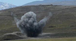 Взрыв мины. Фото: 1news.az https://1news.az/news/20240303122105242-V-Agdame-vzorvalas-mina-est-postradavshii