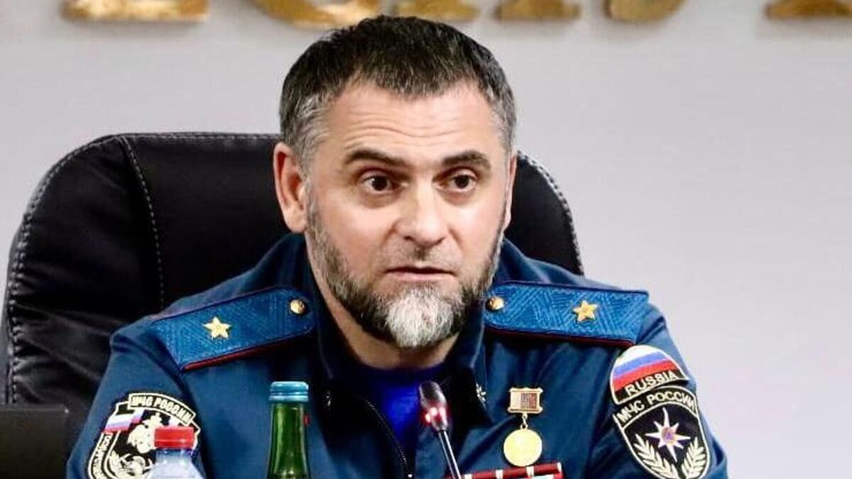 Алихан Цакаев. Фото: МЧС Чеченской Республики/Telegram
