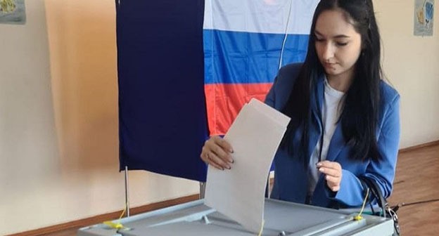 Избирательный участок в Волгоградской области. 8 сентября 2024 г. Фото: Избирательная комиссия Волгоградской области Избирательный участок в Волгоградской области. 8 сентября 2024 г. Фото: Избирательная комиссия Волгоградской области