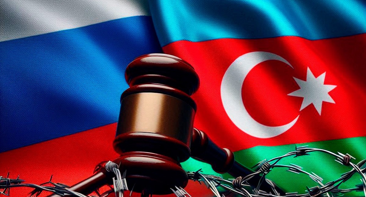 Флаги России и Азербаджана. Фото: иллюстрация создана с помощью программы Copilot Флаги России и Азербаджана. Фото: иллюстрация создана с помощью программы Copilot