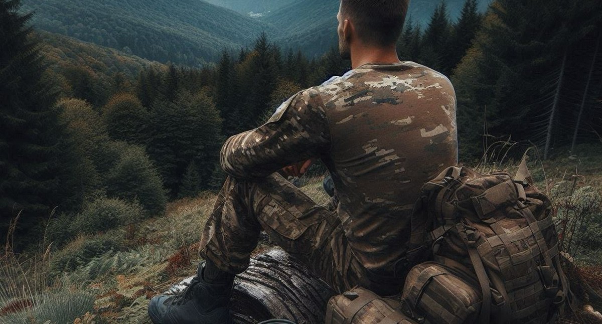 Военный на СВО. Иллюстрация создана &quot;Кавказским узлом&quot; с помощью ИИ в программе Copilot