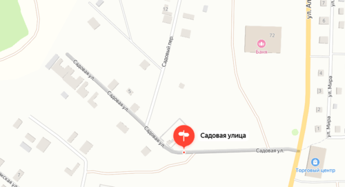Улица Садовая в Плиево. Скриншот с сервиса "Яндекс.Карты", https://yandex.ru/maps/11012/republic-of-ingushetia/geo/sadovaya_ulitsa/3901898020/?ll=44.847915%2C43.297141&source=serp_navig&z=16.12