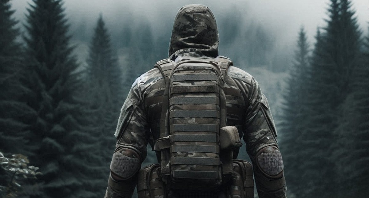 Военный на СВО. Иллюстрация создана "Кавказским узлом" с помощью ИИ в программе Copilot