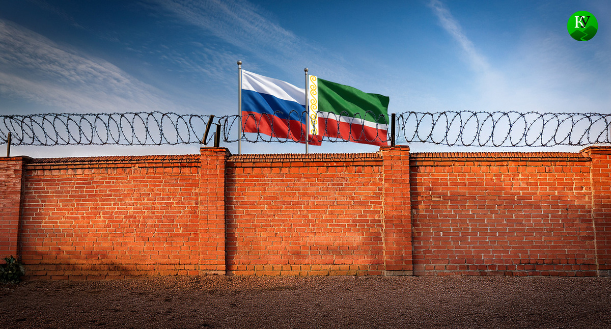 Колония в Чечне. Иллюстрация создана «Кавказским узлом» с помощью ИИ в программе Photoshop