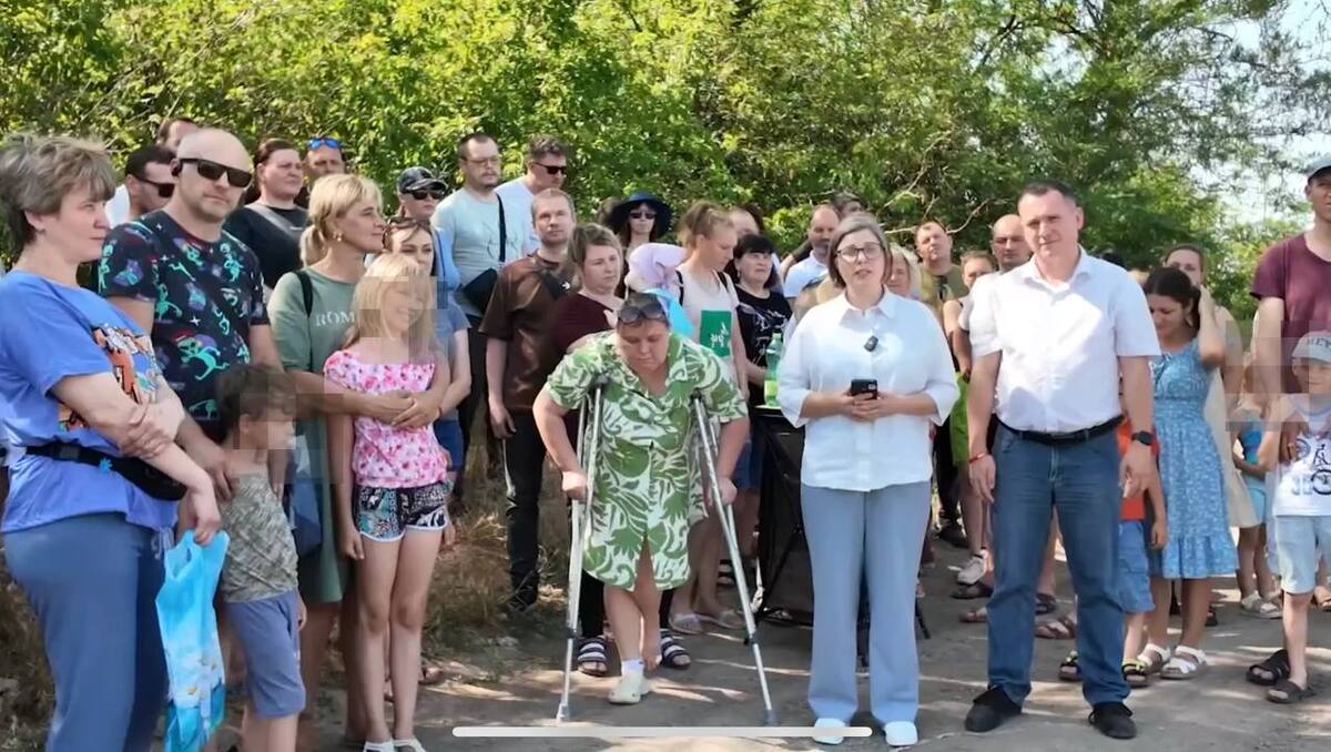 Кадр из видеообращения многодетных семей Ейска. Скриншот с видео телеграм-канала "Утренний Юг" https://t.me/UtrennijYug/37288