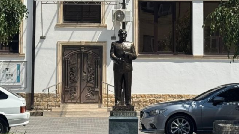 Памятник Сталину. Скриншот фото ИА "Рес" от 21.06.25, https://t.me/ia_res/47081.