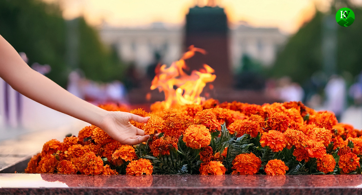 Рвет цветы у вечного огня. Иллюстрация создана "Кавказским узлом" с помощью ИИ в программе Copilot Рвет цветы у вечного огня. Иллюстрация создана "Кавказским узлом" с помощью ИИ в программе Copilot