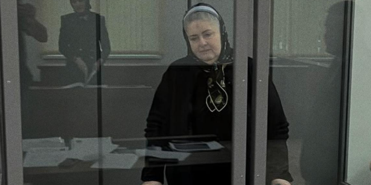 Зарема Мусаева в суде. Скриншот фото из Telegram-канала "Команды против пыток" (признана иноагентом) от 21.03.25, https://t.me/no_torture/3573.