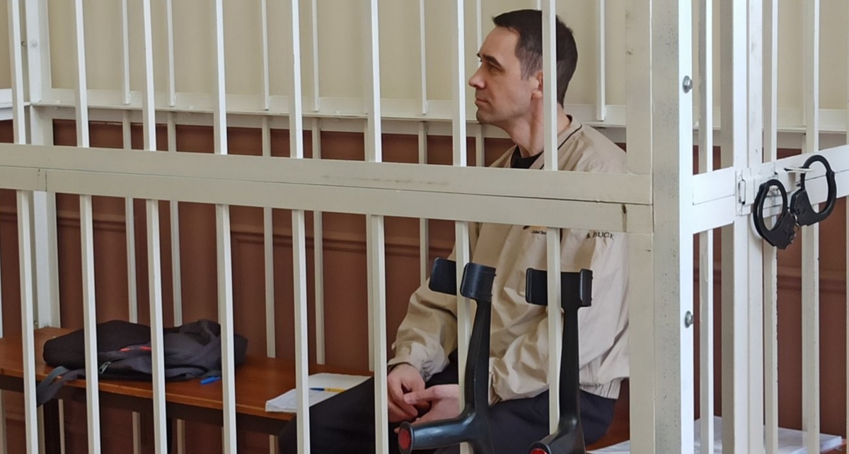 Сергей Ободенко перед приговором. Фото: объединенная пресс-служба судов Волгоградской области https://t.me/vlgsud/843