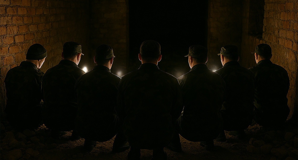 Военные на СВО. Иллюстрация создана "Кавказским узлом" с помощью ИИ в программе Copilot