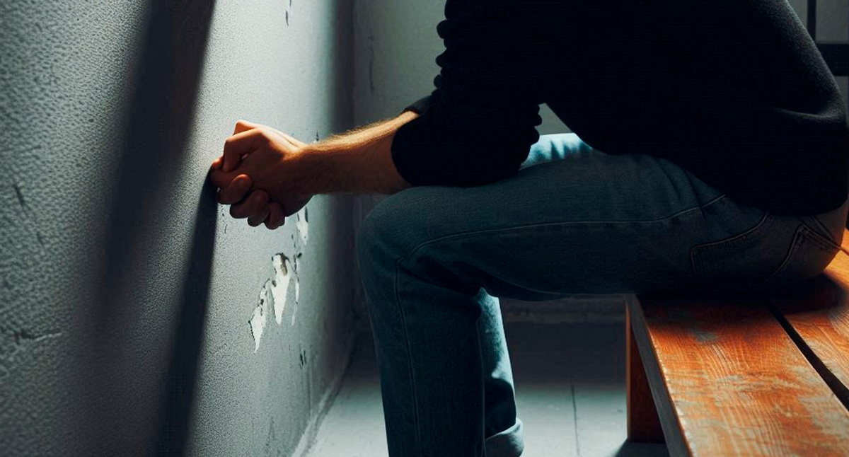 Задержанный. Иллюстрация создана "Кавказским узлом" с помощью ИИ в программе Copilot