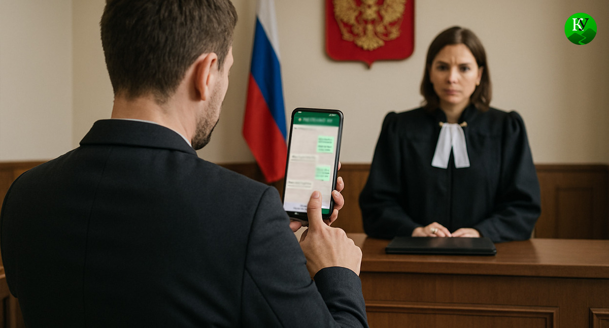 Мужчина в суде. Иллюстрация создана «Кавказским узлом» с помощью ИИ в программе Copilot